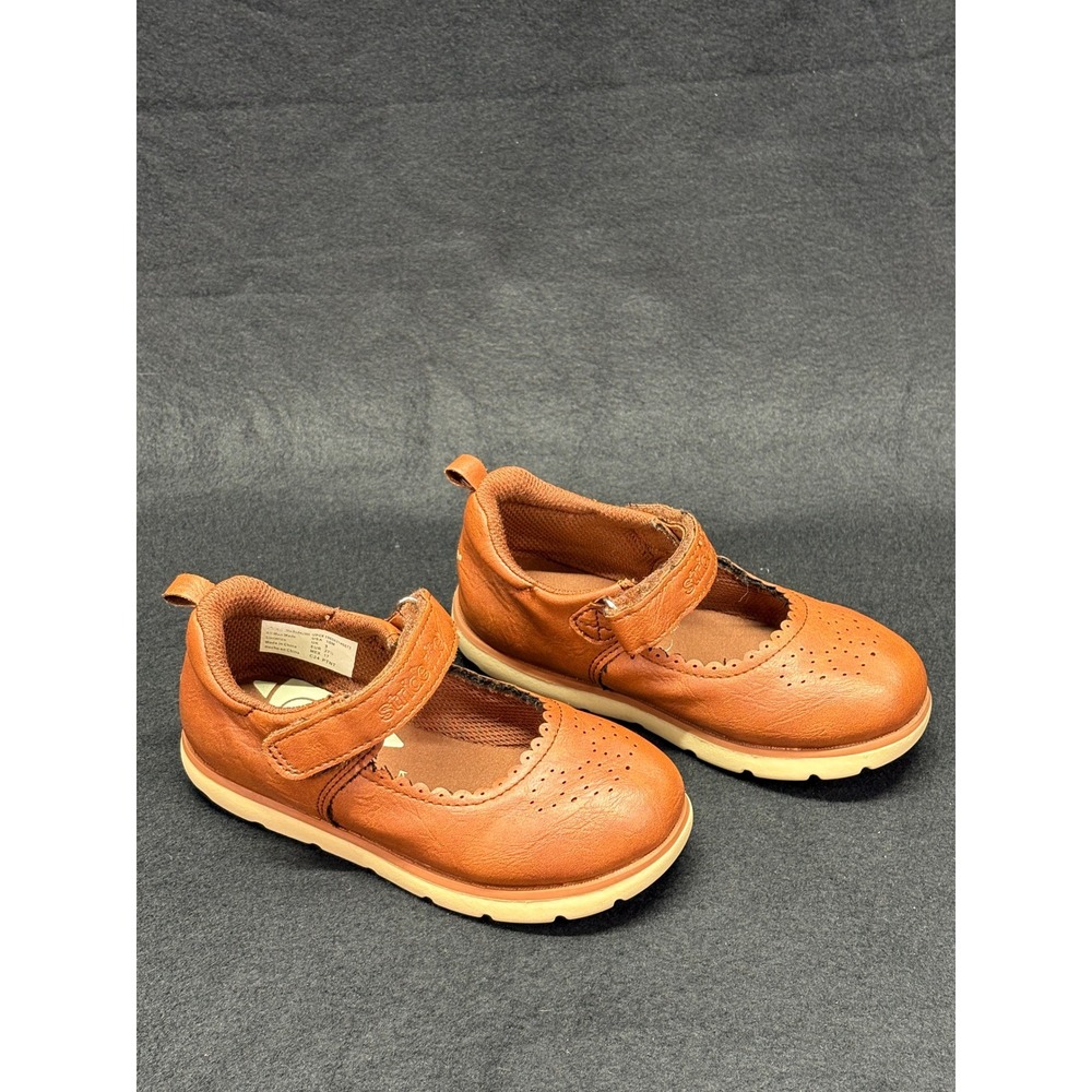 Stride Rite Munchkin Sophia Brown Mary Jane Shoes Toddler Girl 10M MN008420H